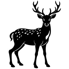deer silhouette vector