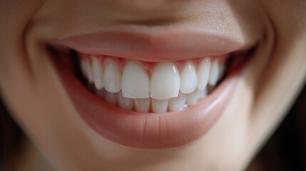 Obraz premium Smiling Lips and Teeth