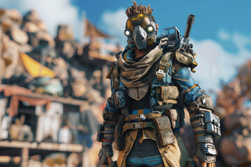 3d open world game character