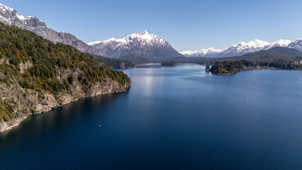 Nahuel Huapi Lake in the Circuito Chico, Bariloche, Patagonia, Argentina.