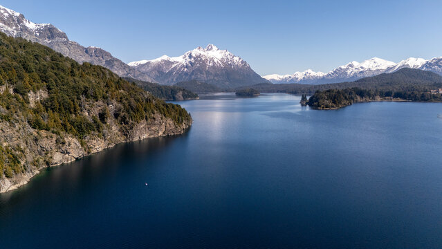 Nahuel Huapi Lake in the Circuito Chico, Bariloche, Patagonia, Argentina.