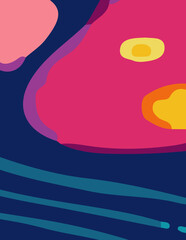 abstract background with untidy waves Illustration