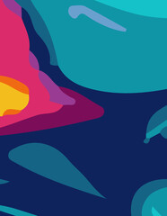 abstract background with untidy waves Illustration