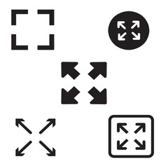 Full Screen vector design symbol 