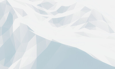 Abstract ice surface background. Low poly ice mountain