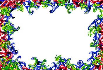 Frame with white background and space for desaign and teks 