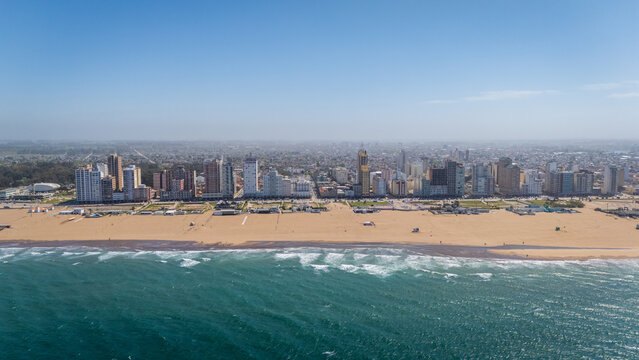 Cityscape of the coastal city of Necochea in Buenos Aires province, Argentina.