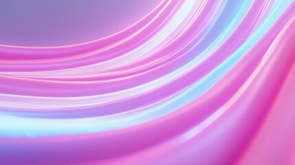 A pink and blue wave with a purple background. The wave is very long and has a very smooth texture