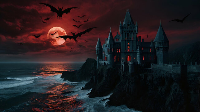 Horror Castle Kila Halloween dark Knight