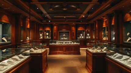 Luxury Jewelry Store Interior