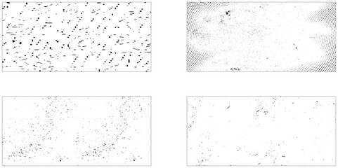 Grunge distress Backgrounds set. Texture Vector. Dust Overlay Distress ,Place texture over any Object to Create distressed Effect.