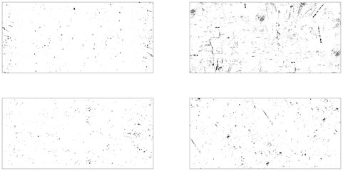Grunge distress Backgrounds set. Texture Vector. Dust Overlay Distress ,Place texture over any Object to Create distressed Effect.