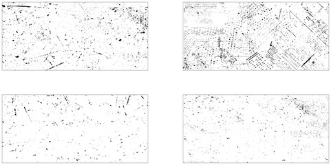 Grunge distress Backgrounds set. Texture Vector. Dust Overlay Distress ,Place texture over any Object to Create distressed Effect.