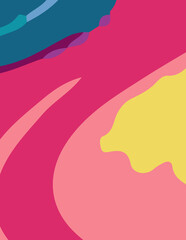 abstract background with untidy waves Illustration