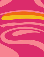 abstract background with untidy waves Illustration