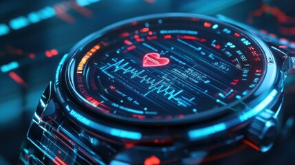 Smartwatch with Heart Rate Monitor