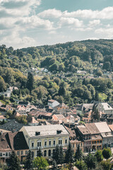 Naklejka premium Roofs of Sighisoara Romania 