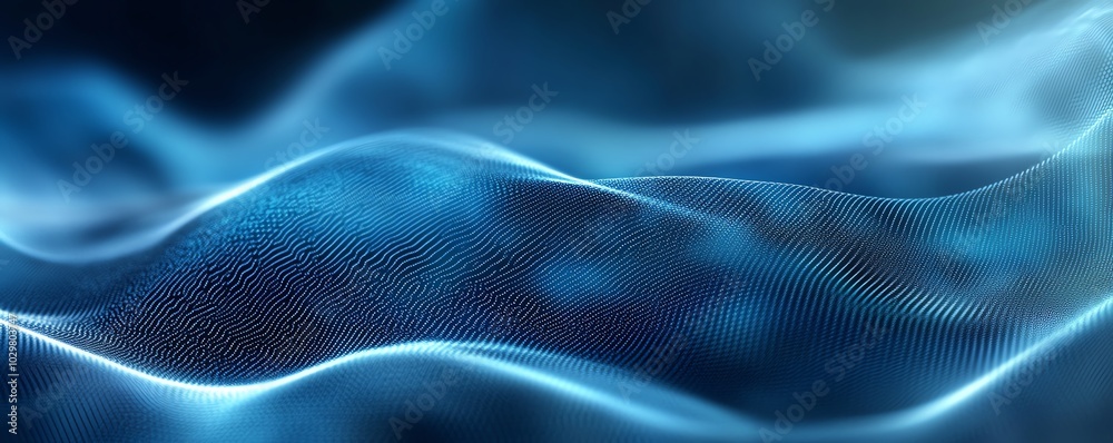 Poster Abstract blue lines illustrating direction on a sophisticated techthemed background, emphasizing connectivity and innovation