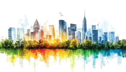 Obraz premium An overview of smart city initiatives, detailing how technology enhances public services, citizen engagement, and environmental sustainability