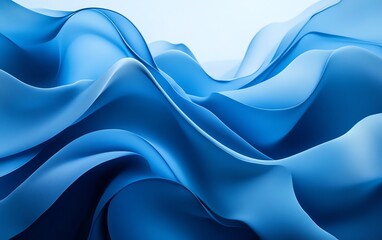 Sophisticated abstract blue banner for a tech site, featuring modern graphics and a minimalist design to convey professionalism