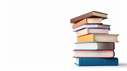 A stack of classic novels with brown covers, perfect for any book lovers collection. Ideal for showcasing literary favorites.