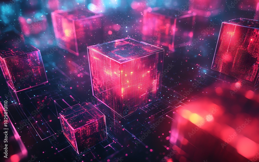 Leinwandbilder Designing microservices architecture to create adaptable and scalable software solutions, enhancing flexibility and efficiency in modern development practices
