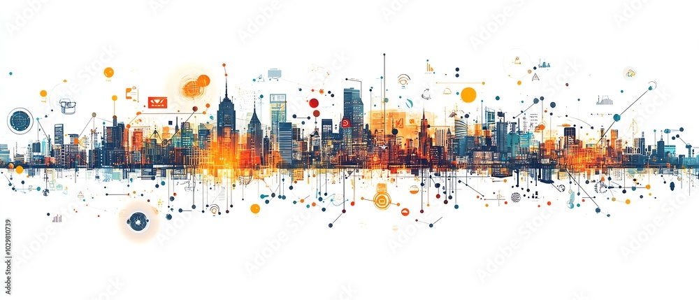Poster Microservices design focusing on scalability and adaptability, promoting flexible software architecture for efficient and futureproof development in contemporary practices