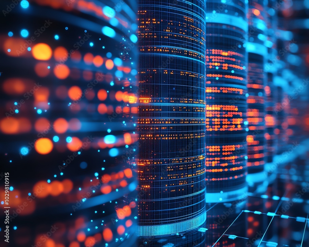 Aufkleber Scalable microservices architecture designed for modern software solutions, enabling adaptability and seamless integration in current development strategies