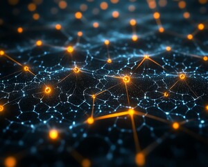 Obraz premium A detailed perspective of graphene, with a oneatomthick layer of carbon atoms arranged in a hexagonal structure, showcasing its innovative applications in electronics