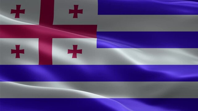 Waving Flag of Ajaria