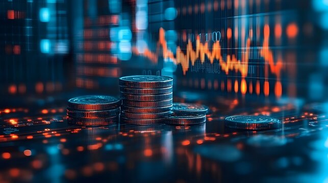 Finance and Money Technology Background Concept of Business Prosperity and Asset Management