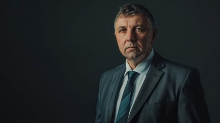 Fototapeta premium Serious Businessman Portrait