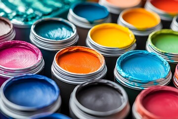 Fototapeta premium Vibrant Color Palette for Infographic Design and Branding