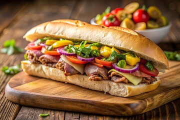 Savory sandwich with a South American twist