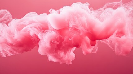 Pink smoke billowing out of a pipe. The smoke is pink and it looks like it's coming out of a pipe