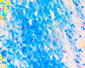 Microscopic 100x image of AFB stainig. Microbacterium Tuberculosis Bacteria (MTB). Sputum or phlegm smear, increase contrast