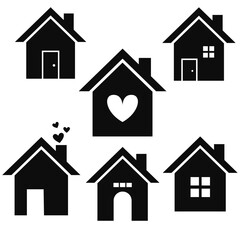 Silhouette of a Home Design