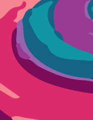 abstract background with untidy waves Illustration