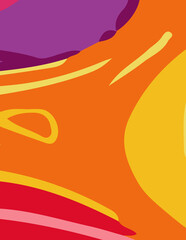 abstract background with untidy waves Illustration