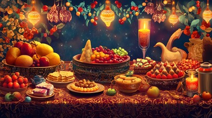 a festive Yalda Night