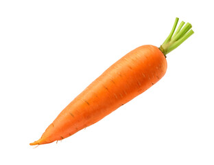 Fresh Carrot isolated on white background. Clipping path.