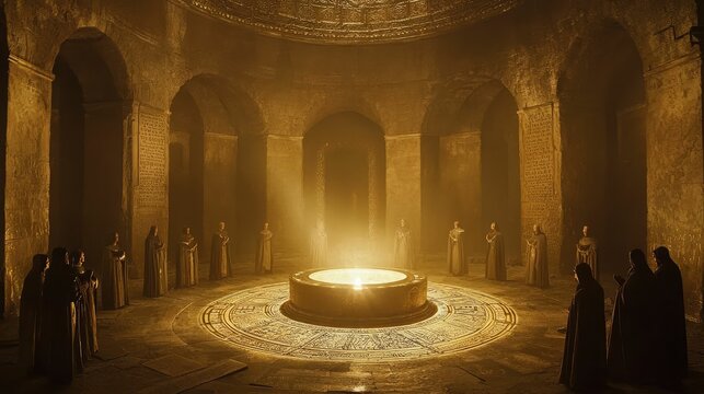 Sacred Symbolism of the Holy Grail in Ancient Setting