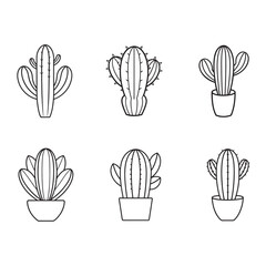 Cactus plant vector