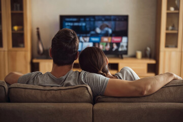 People watch a movie together