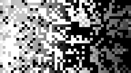 Abstract pixelated interlaced rainbow black and white noise static overlay texture 8 bit cyber retro game Glitch TV Static pixel Noise background. Glitched cyberpunk, rave 90s