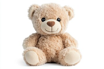 Fototapeta premium teddy bear on white background by ai generated
