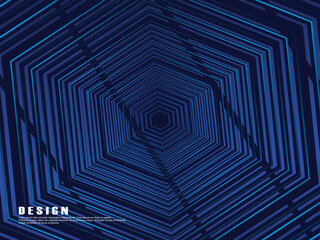 Premium background design with diagonal dark blue stripes pattern. Vector horizontal template for digital luxury business banner, contemporary formal invitation, luxury voucher, certificate, etc.