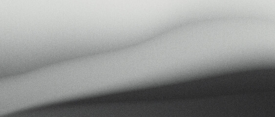  Black dark gray silver white wave abstract background for design, Noise grain background black white blur grain, noise texture shape, grunge wave banner poster cover backdrop design