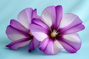 Obraz premium Minimalist design with a single Ipomoea flower, fading into the background