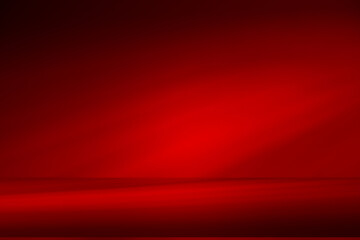 Wall interior background, studio and backdrops show products. with leaf shadow from window color red and white. background for text insertion and presentation of product	